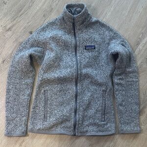 Patagonia Heathered Gray Zip-Up Fleece XXS